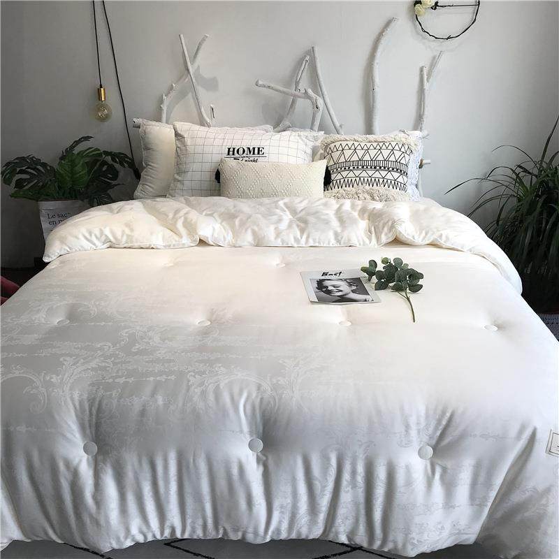 轻奢60S木本大豆蛋白大提花被芯春秋被冬被学生单人双人柔软被子,收纳整理,烫衣板及配件,淘宝优惠券,粉丝福利购,淘宝优惠卷