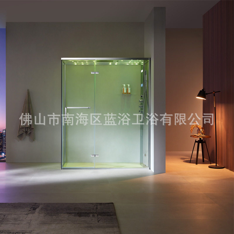 直销供应浴室好物干湿分离一体房家庭湿蒸豪华蒸汽淋浴房舱