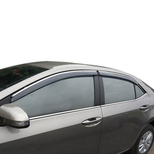 适用于泰圣达华B11宝利菲格路盛E7注0塑晴雨挡车42窗雨眉挡雨板