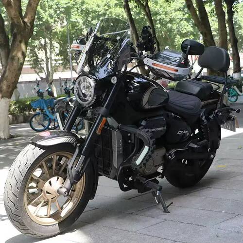 适用隆鑫无极CU250保险杠防摔护杠加厚加强护架LX250-22无损改装