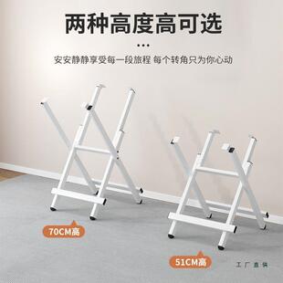 可折叠桌脚EOO架餐桌架桌子腿架铁桌脚架长支方方腿形四圆形支简