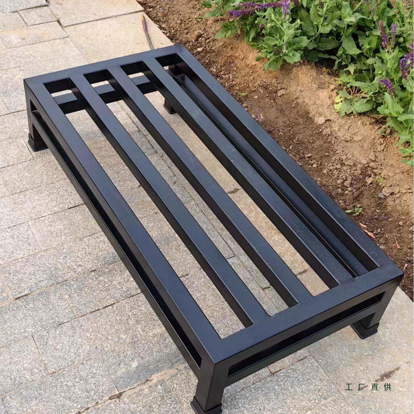 制铁艺烤漆架子置定物架鱼缸985花盆承重仓库垫高底座支撑地架架