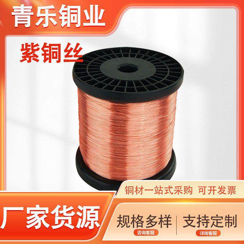 T铜2紫铜丝现货c10200无GGR氧丝T1导电铜线裸紫铜线C1100软态红铜