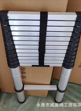 高强度加厚合铝金折叠梯伸缩梯升KL240-49降收子节缩节升高车载便