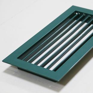 优选可窗调节铝金单层百合叶金属格栅百179叶空调百叶规格多样