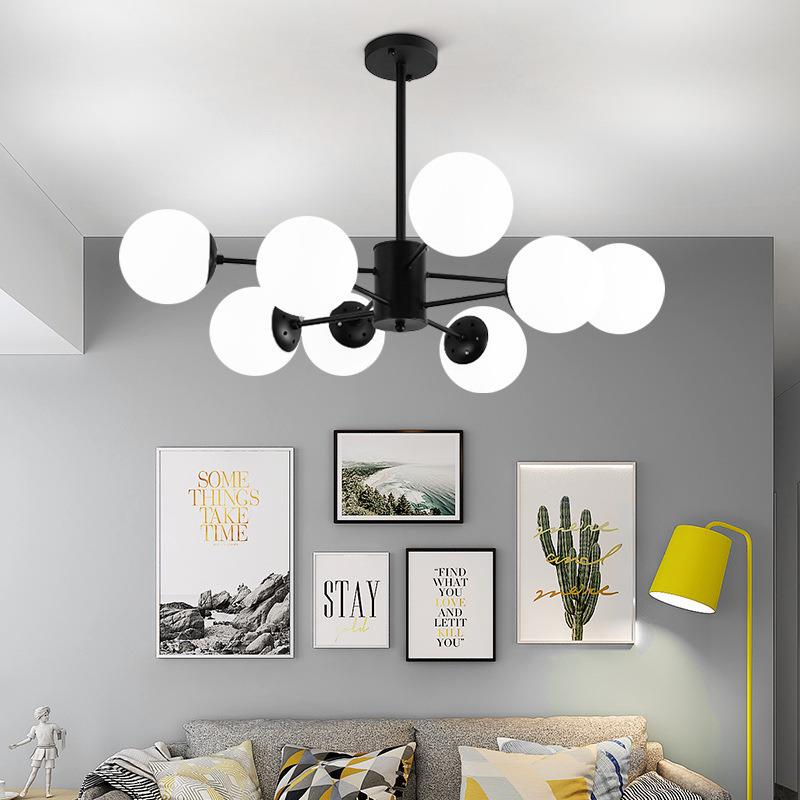 魔豆北气欧风格灯具客灯简大约后现代家用卧室餐厅厅创意个性魔豆