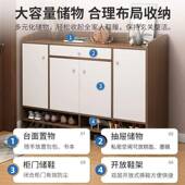 鞋 储纳物柜架简约现玄代 柜查看详情家用门口大容量门外实木色关鞋