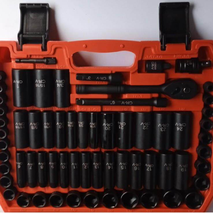 /8寸/1/448气件3动寸套筒全套套装DT长短套968筒组风动套筒37PCS