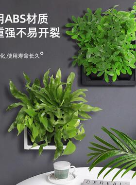 厂家销园林态壁挂式创意直PEH塑料相框花盆家居饰花瓶装立体生植