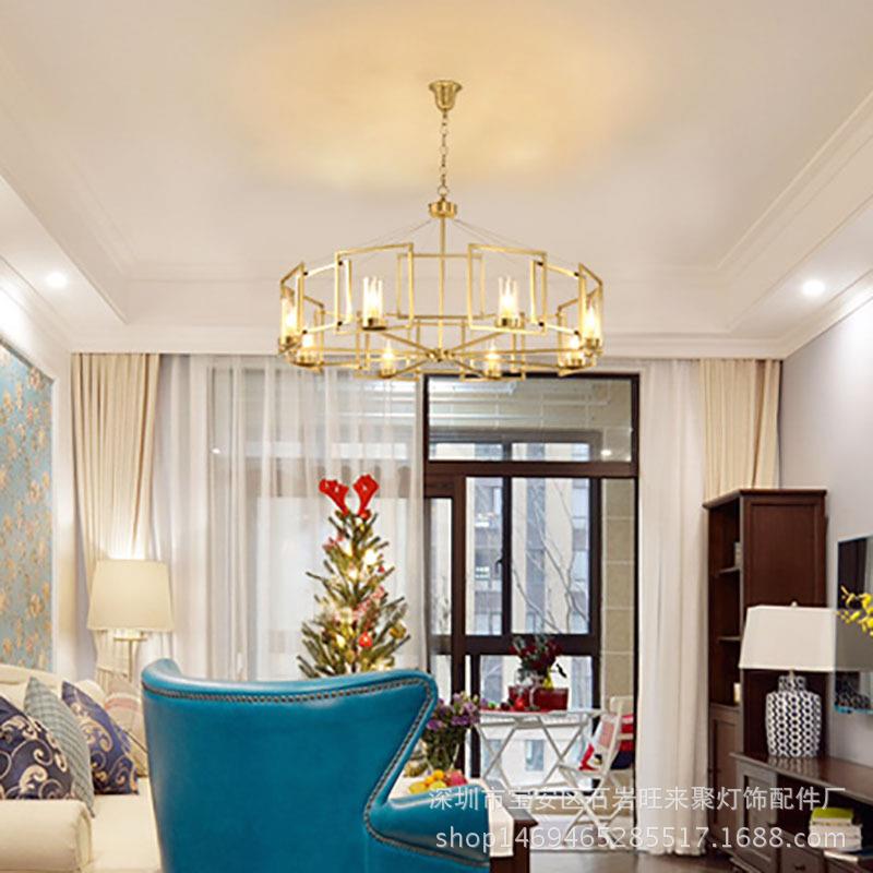 厂直销家北欧吊灯别墅店客房后铁现代客厅创613意酒艺吊灯饰灯具