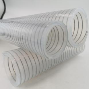 卫生级钢丝硅胶管JOF生物制药透高温啤牛奶灌装 食品级FDA软酒明管