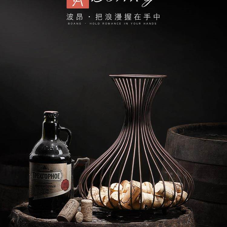 红塞纳收筐软木塞HIP红酒瓶塞收酒纳篮葡萄集酒塞收篮子收纳壶通