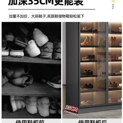 玻璃鞋柜用一门口家大容量入户玄关体储靠墙收纳新款AHQ简约阳台