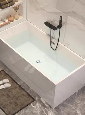 方形亚克力日式27823浴盆独立式家小浴户型深泡酒无店缝用浴缸迷