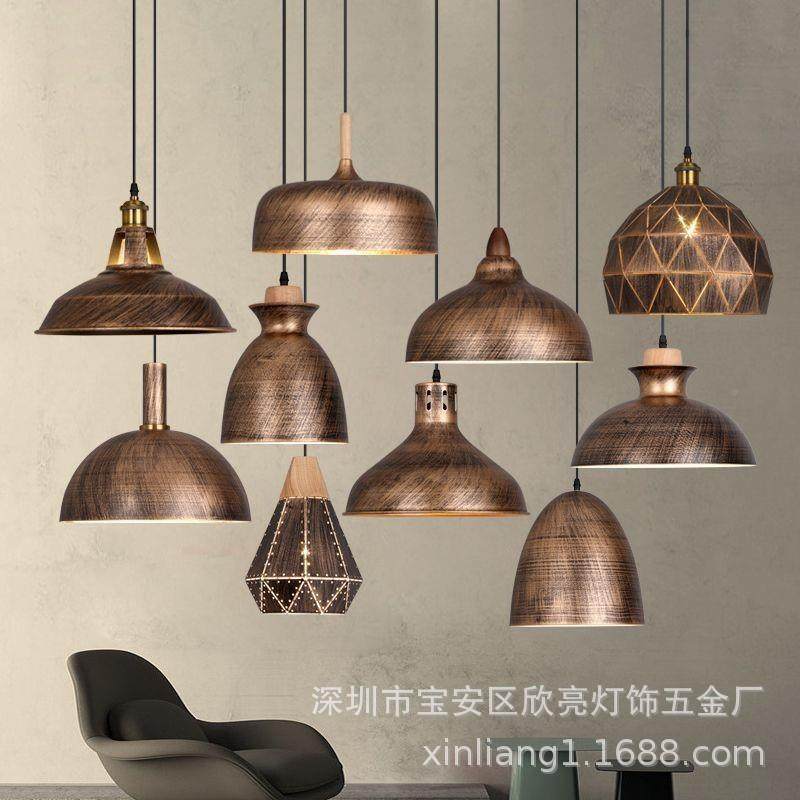 美式复工古吊灯业风程工125商用酒吧台咖啡厅装饰厅餐饮火锅店餐,家装灯饰光源,智能吊灯,淘宝优惠券,粉丝福利购,淘宝优惠卷