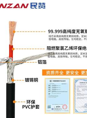 国标单多股屏蔽线软信芯号控.制线RVVP1*0837./0.5/0.75/10/2.53