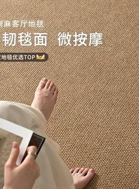 剑麻地fjm11625毯客厅卧耐脏易打理新中古风室防猫抓地垫款防仿滑