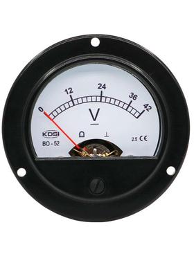 供应KDSI指针式直流电压表BO-52DC42V圆形车载用表