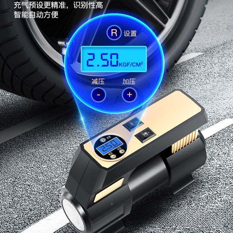 车载充气泵小轿车359用便携式加汽车用1电动轮胎2v气泵打气冲泵气