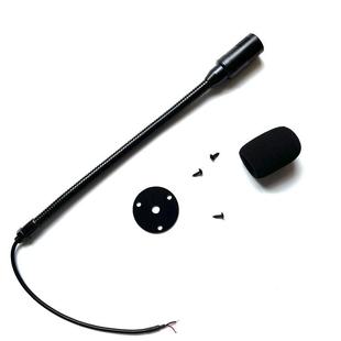 有线动圈式颈会麦克风工议程车KM-333汽车电脑桌面教鹅杆室双芯线