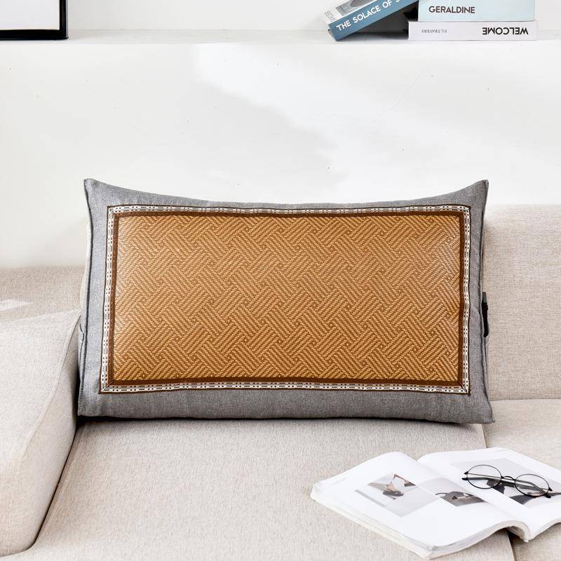 夏厅凉居家抱枕靠靠垫三角靠垫腰枕夏季客飘沙发tx02靠背垫窗护腰