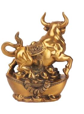 杨铜记家居0117宝办公牛摆室件厂家铜元牛