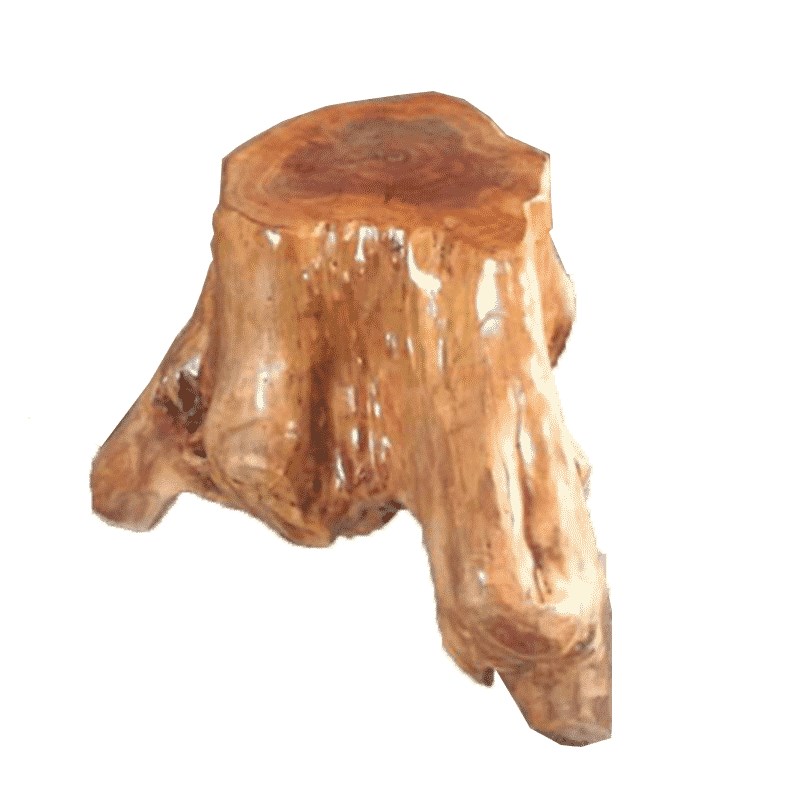 根雕凳子原木树桩坐墩树墩树根花架鱼H缸奇石底座木桩茶几木头凳
