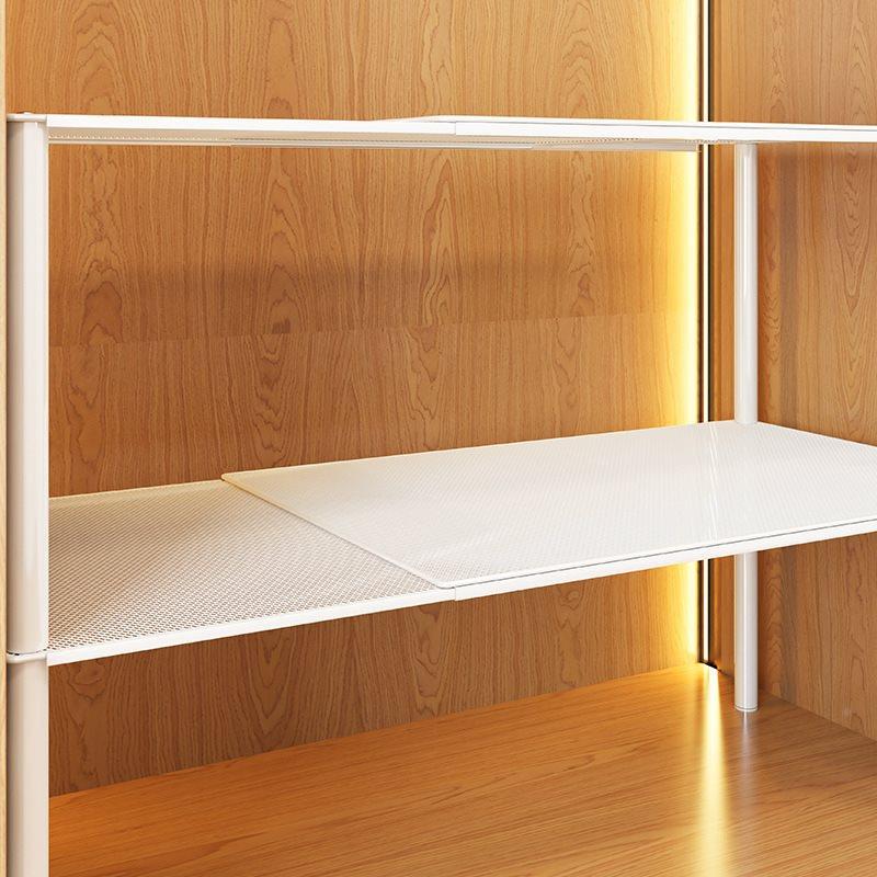 隔可伸缩衣分层隔柜板衣橱抽拉收纳置物架断分割WBJ格挡层板衣改