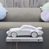 摆欧轻式 奢几何汽车模型雕塑树脂件客厅玄装 关1361书房电视柜家居