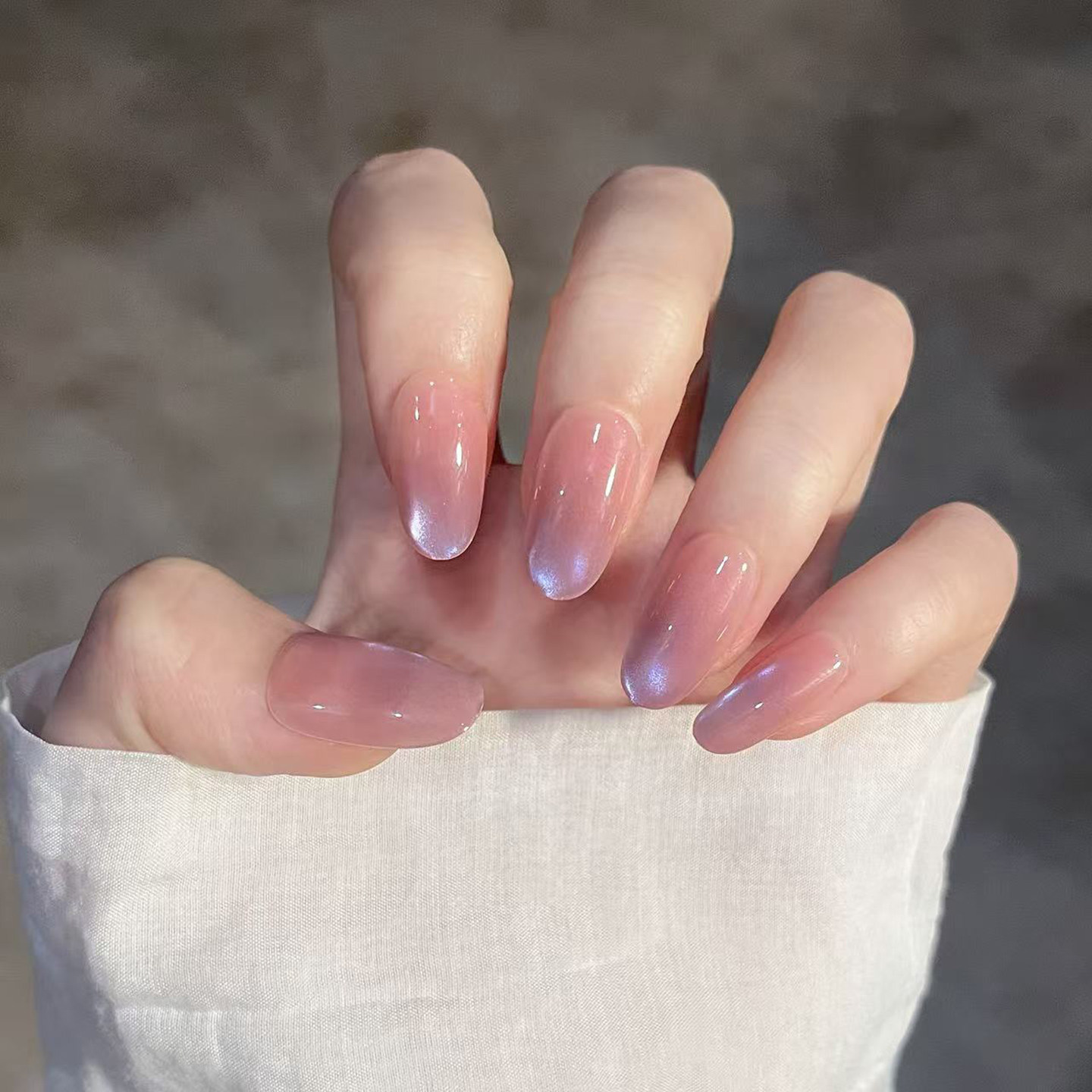 轻奢粉晶猫眼手工甲显白穿戴甲短款高级感裸色美甲成品假指甲贴片,彩妆/香水/美妆工具,穿戴甲/甲片,淘宝优惠券,粉丝福利购,淘宝优惠卷