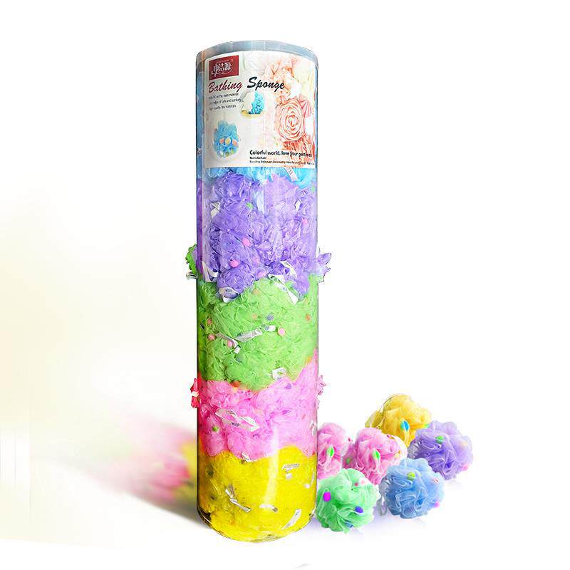 沐浴球圆筒直径30*90CM常规超市销售圆桶透明PVC