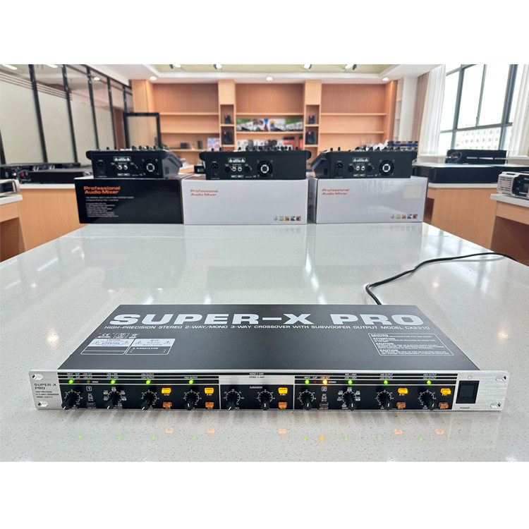 CX2310分频器 立体声2分频单声3分频分频器KTV演出音响设备器批发
