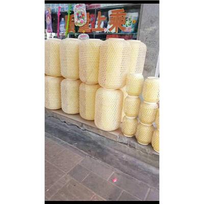 永昌县靖远县景泰县创意榻榻米竹编吊灯茶楼餐厅灯手工编织竹藤灯