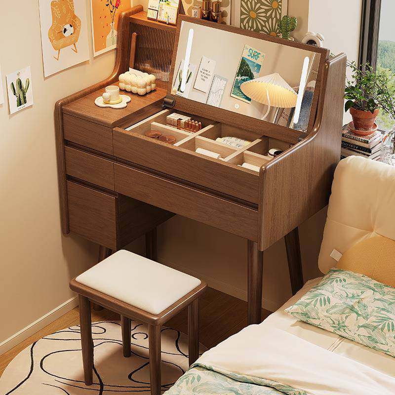 实木梳妆台收纳柜化妆台书桌化妆桌一体现代简约卧室翻盖梳妆桌,农用物资,其他肥料,淘宝优惠券,粉丝福利购,淘宝优惠卷
