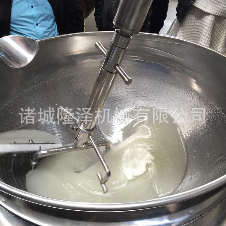 隆泽供应液体麦芽糊精熬煮锅葡萄糖浆电磁搅拌炒锅温度可控