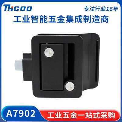 斯科内外通开锌合金房车锁RV改装车面板锁特种车机械门锁A7902