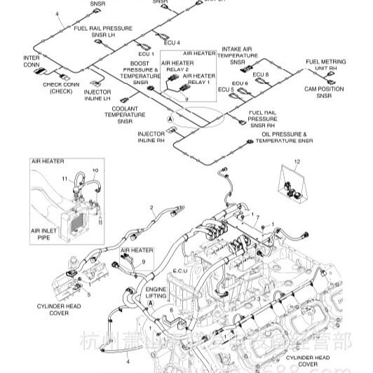 89CM816六角法兰螺栓DP222CC斗山