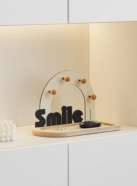 WOZOOTYOS904M屋关准玄托匙收纳装饰品入户门口桌面置物架首饰盘