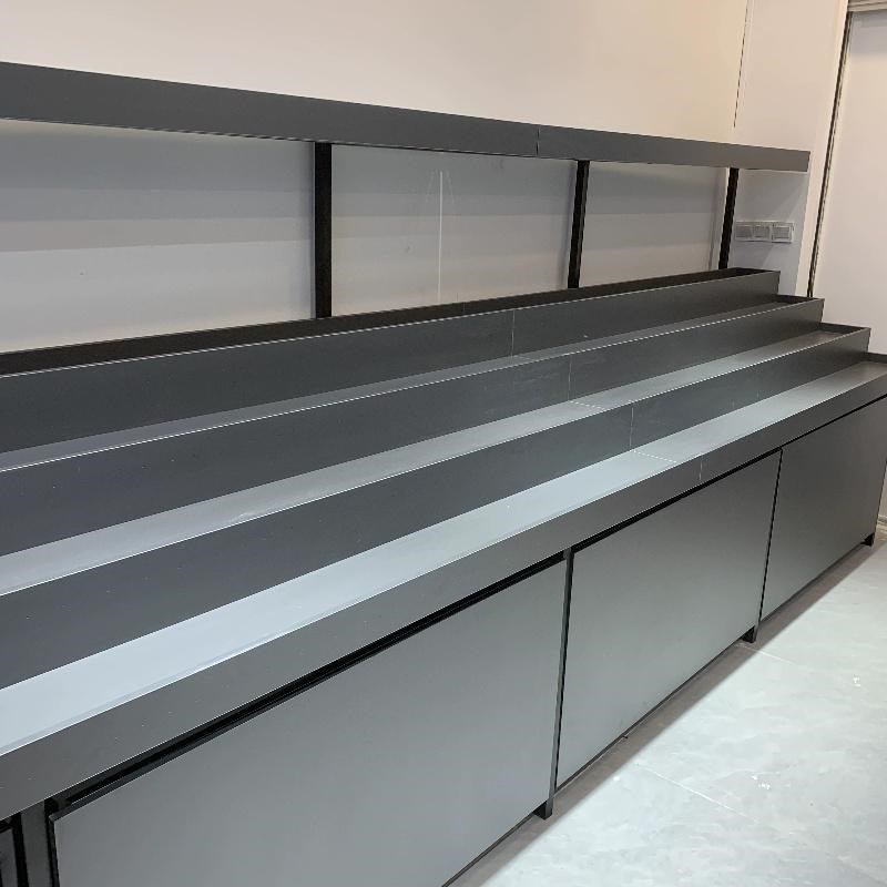 水果货架展示架超市台阶中岛w多层梯形货架创意阶梯水果架定制展