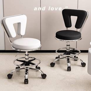 厨房高脚凳科家用背椅子升降前台详询客服收银台专用靠实验室牙医