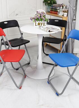 会椅塑料培椅子折叠椅靠背椅折叠凳脑子议家用03045968椅子办公椅