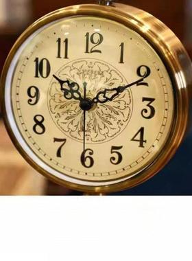 美式客复古座钟台钟摆件欧式创意柜家台WFV居床头钟厅表桌面摆件