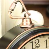 座钟复摆古闹美面式 家F985J55H用钟表件艺术摆钟卧 客厅桌时钟台式