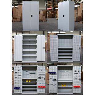 9P1E重型工具柜车间用工具箱双开门铁皮柜子五金加厚抽屉式储物柜