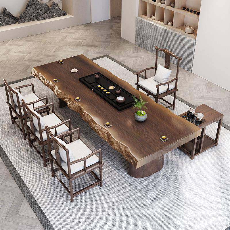 新中式实木茶桌椅组合一体茶台整板茶桌实木全套家用大板原木茶几,农用物资,其他肥料,淘宝优惠券,粉丝福利购,淘宝优惠卷
