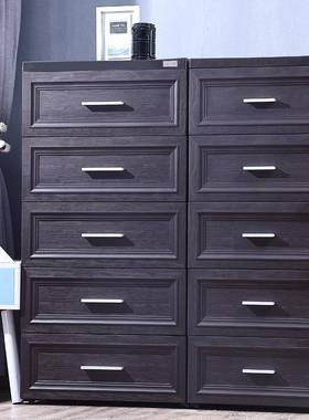 4858cm面宽抽屉式收纳柜多层整理柜塑料置物柜家用收纳储物柜