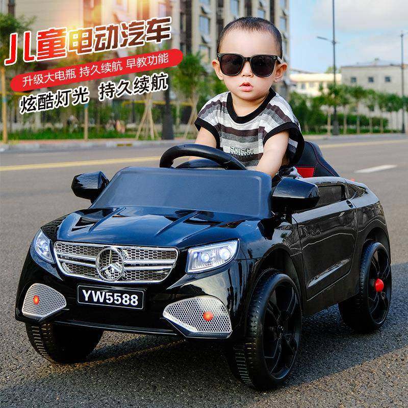 奔驰大g儿童电动汽车遥控汽车四轮越野车小孩可坐人四轮摇摆童车