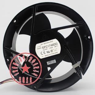 原装 台达DeltalEFC1748DG17CM48V圆形大风力散热机柜风扇
