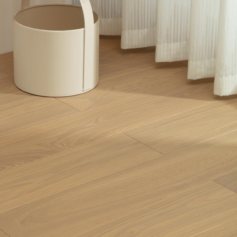 ENF环保新三层白蜡木纯三层实木地板锁扣地暖专用原木风中古色