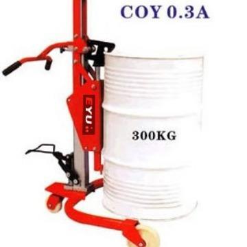 EY-COY0.3A手动液压油桶搬运车长腿踏油桶卸装车轻型铁桶手推车